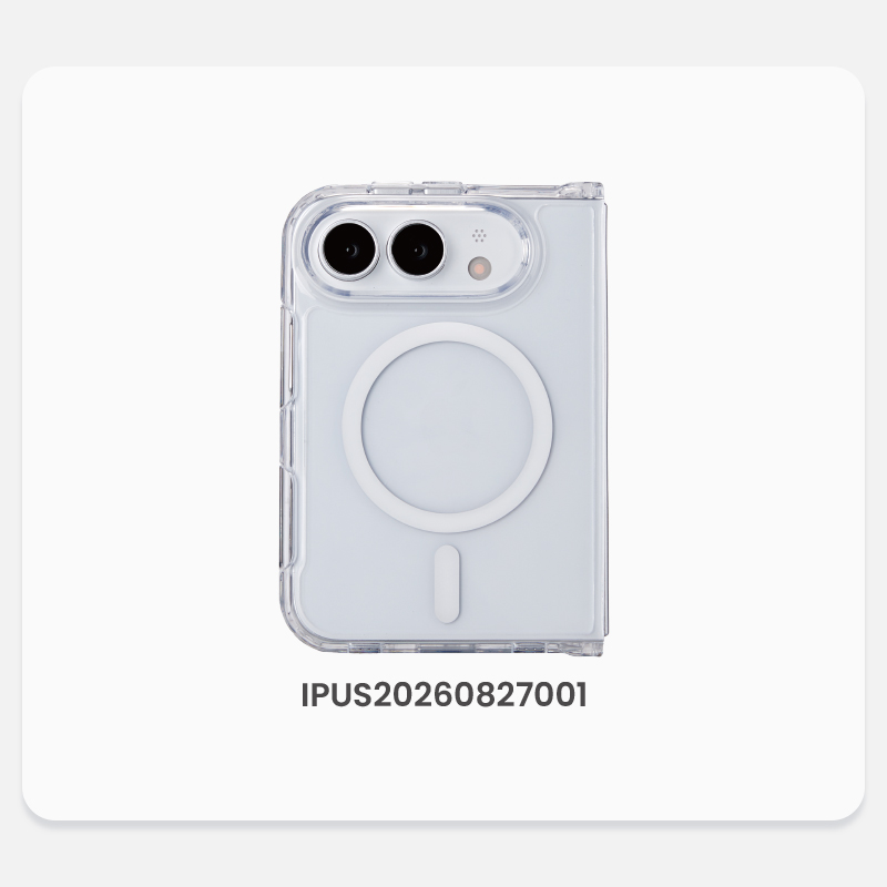Transparent foldable magnetic phone case product view