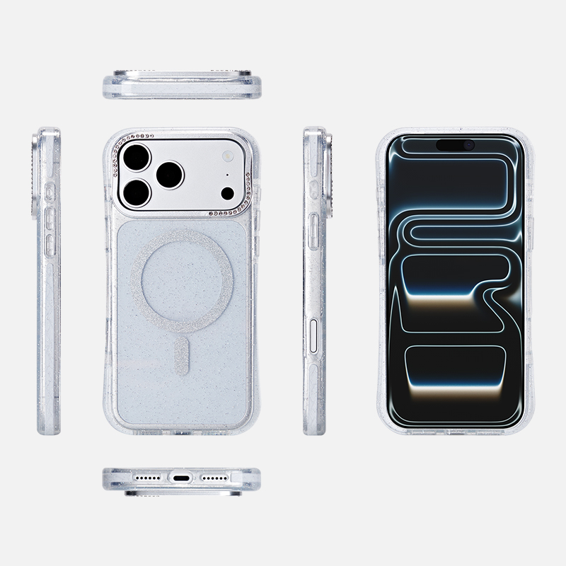 Front back and side views of GEM-BUTTERFLY case