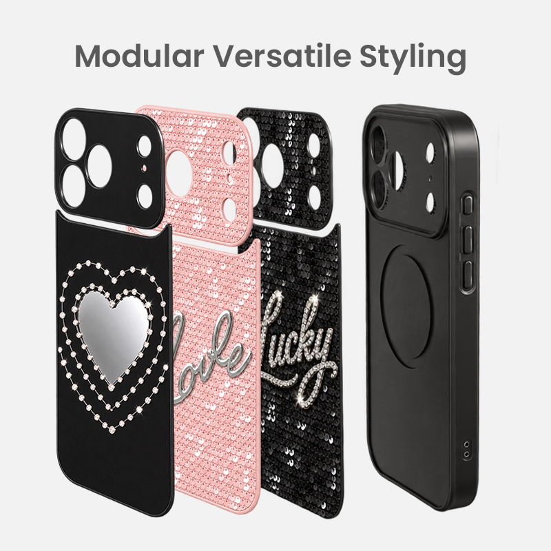 Interchangeable decorative back panels