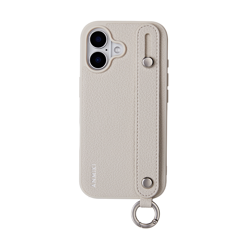Litchi-Grain Wrist-Strap Phone Case for iPhone 17 - Image 4