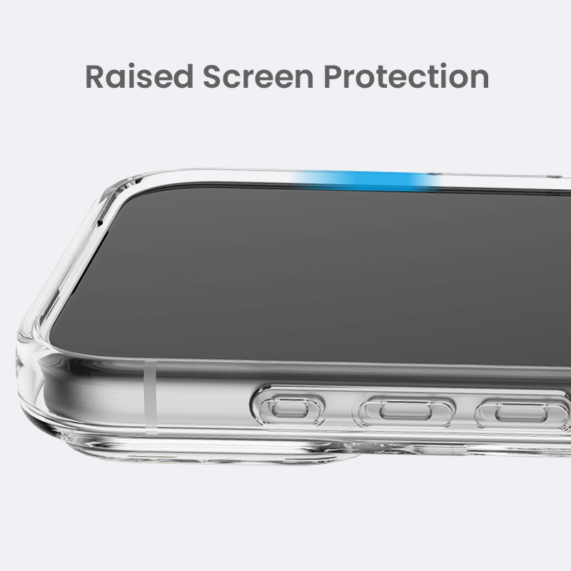 Raised screen protection copolyester phone case