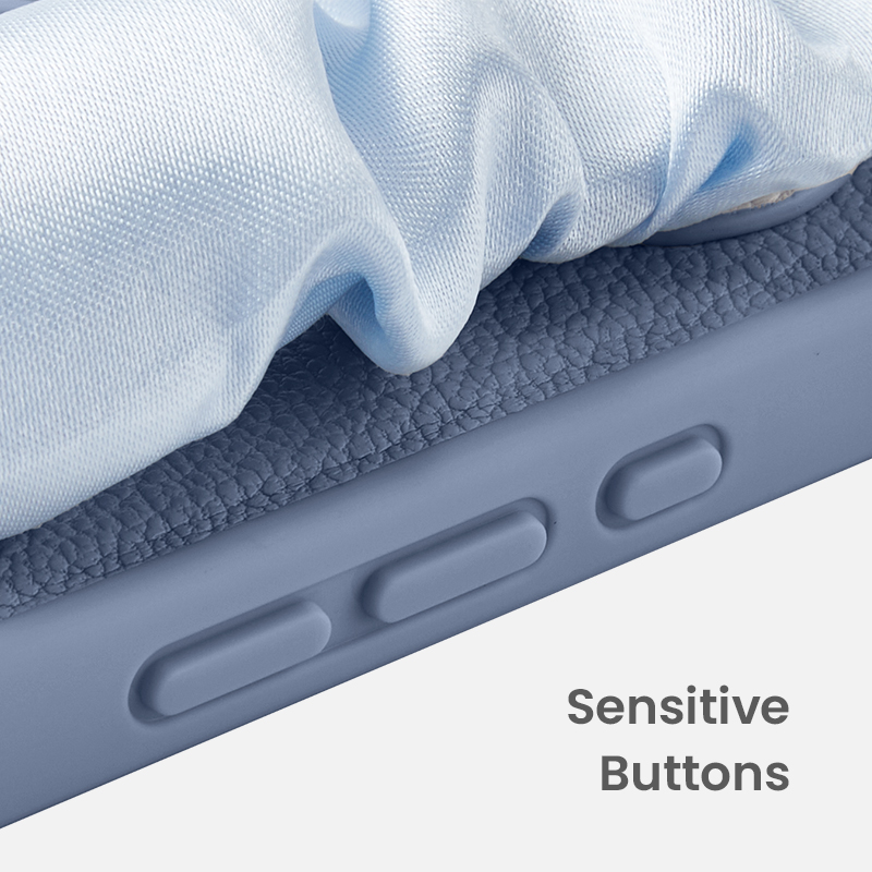 Responsive side buttons on textured case