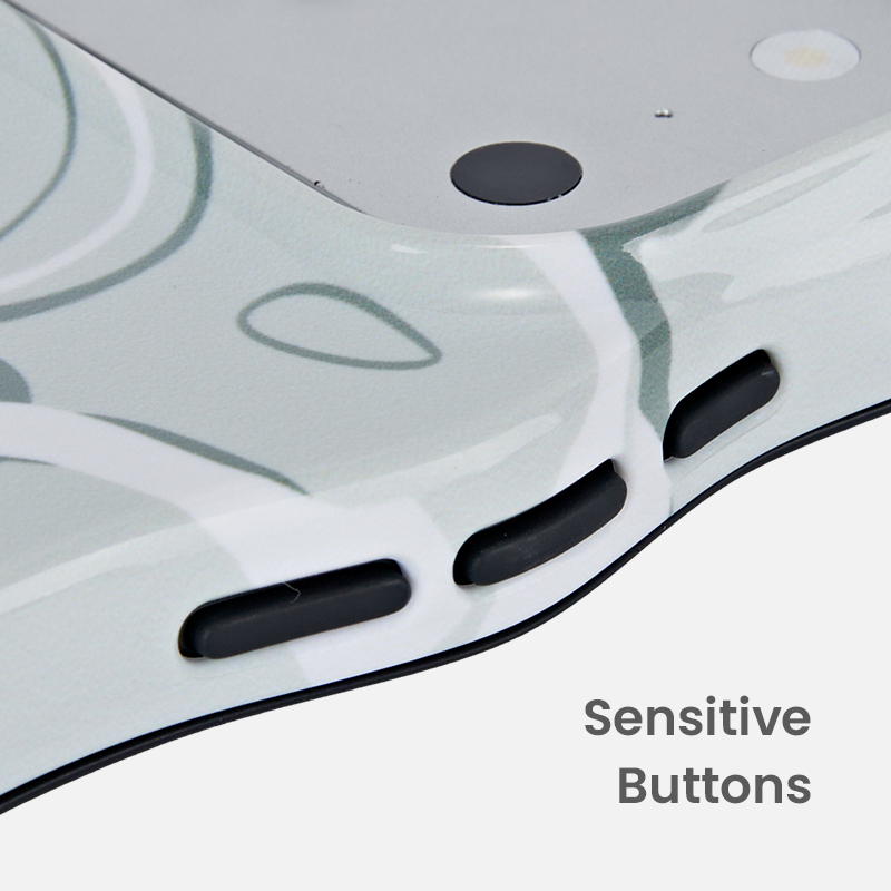 Responsive side button detail
