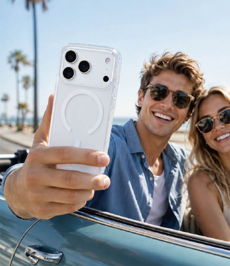 SPACE clear phone case for iPhone 18 Pro Max